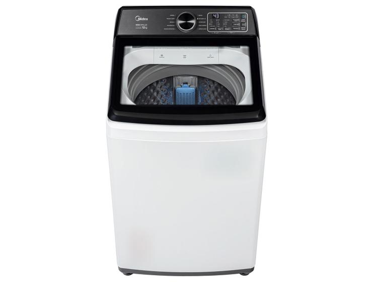 Lavadora de Roupas Midea 12kg 10 Programas de Lavagem Branco Wave Impeller MAV04W120/WKBR05