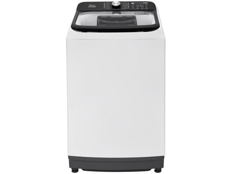 Lavadora de Roupas Midea 13kg Cesto Inox 13 Programas de Lavagem Branca Wave Agitator