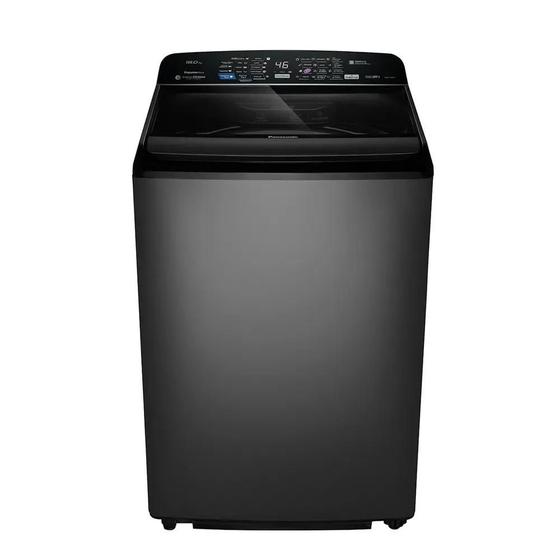 Imagem de Lavadora de Roupas Panasonic 18Kg com Tecnologia Smartsense, Painel Digital, Cesto Inox, Antibactéria Titânio 220V