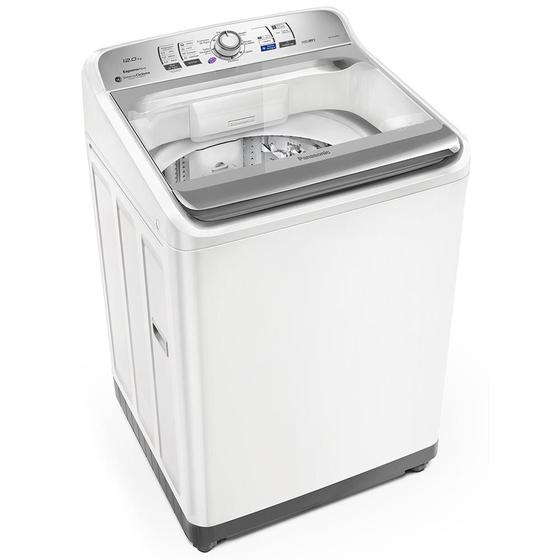 Imagem de Lavadora de Roupas Panasonic 220v Automática NA-F120B1W com Sistema Ciclone 12kg - Branca