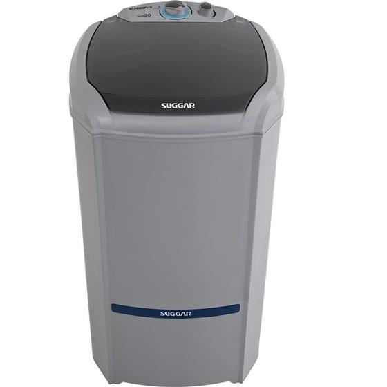 Imagem de Lavadora de Roupas Suggar 20Kg Semiautomática Lavamax Eco Prata LE2002PR  220 Volts