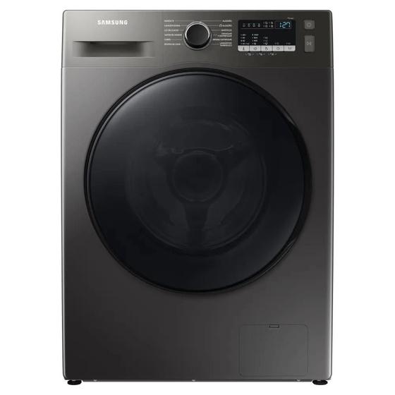 Imagem de Lavadora Digital Inverter Samsung Porta Black WW11T Inox 11kg
