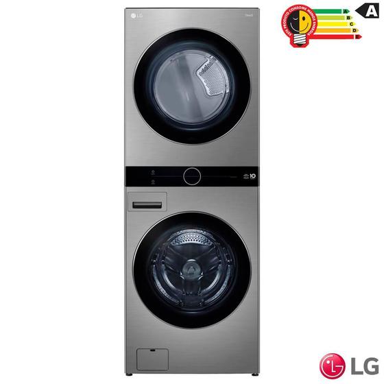 LAVADORA E SECADORA LG 17KG INOX WK17VS6A 220v Imagem de LAVADORA E SECADORA LG 17KG INOX WK17VS6A 220v