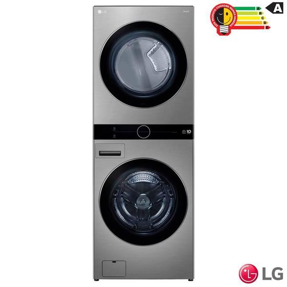 LAVADORA E SECADORA LG 17KG INOX WK17VS6A 220v Imagem de LAVADORA E SECADORA LG 17KG INOX WK17VS6A 220v
