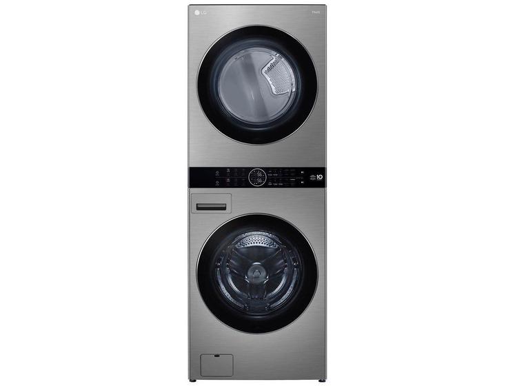 Lavadora e Secadora LG WashTower 17KG Preto Inox 220V WK17VS6A Imagem de Lavadora e Secadora LG WashTower 17KG Preto Inox 220V WK17VS6A