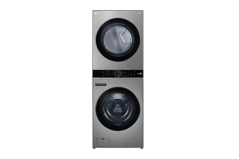 Imagem de Lavadora e Secadora LG WashTower 17KG Preto Inox 220V WK17VS6A