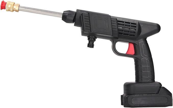 Imagem de Lavadora Jato Alta Pressão Recarregável Portátil s/ Fio 110V/220V Bivolt Pistola De Água