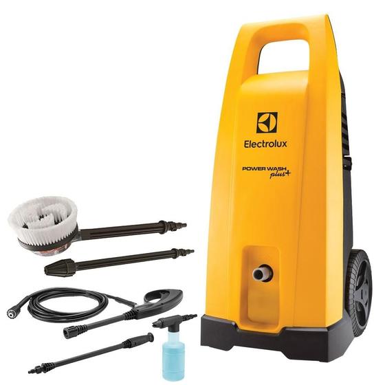 Imagem de Lavadora Pressão Electrolux Power Wash Plus EWS31, 1800PSI, 1450W, Amarelo - 110V