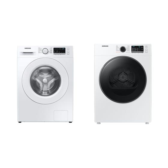 Lavadora Samsung 11kgs WW11T 120 + Secadora Samsung 12kgs DV12B 220