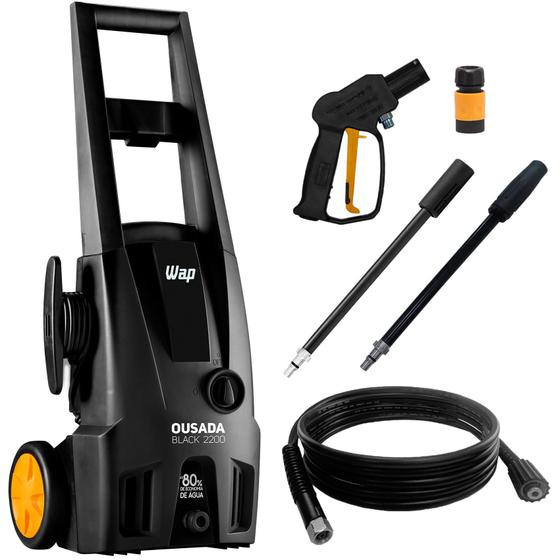 Imagem de Lavadora Wap De Alta Pressão Ousada Black 2200 1500W 1750 Psi 127V