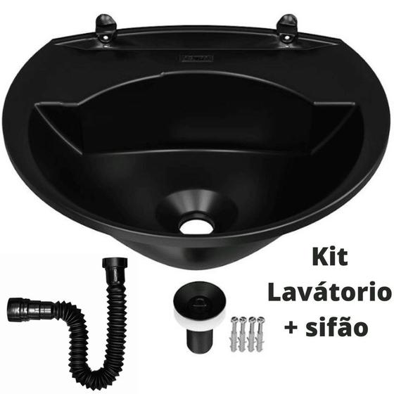 Imagem de Lavatorio Plastico para banheiro 36x28 cm 3,8 litros - ASTRA