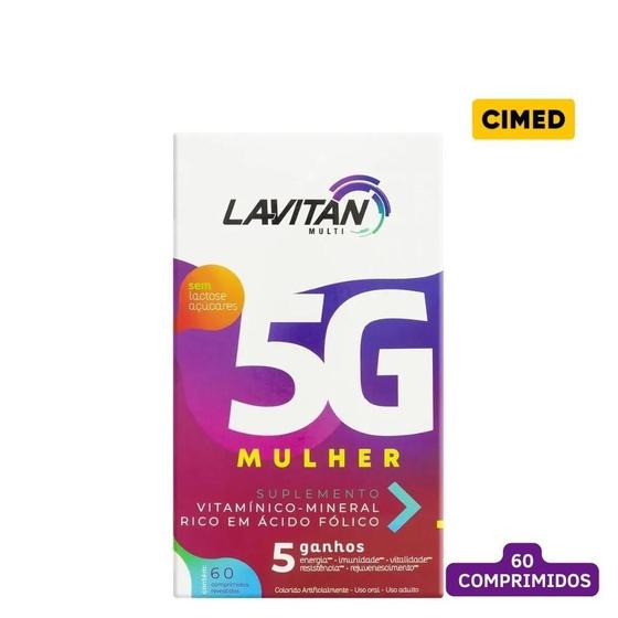 Imagem de Lavitan 5g Multivitamínico Mulher 60 Comprimidos - Cimed