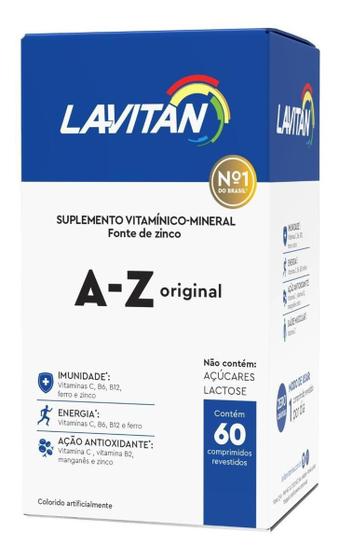 Imagem de Lavitan Az Original 60Cps Vitamina Suplemento Homens