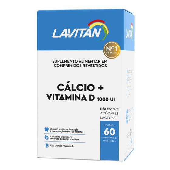 Imagem de Lavitan cálcio + vitamina d 1.000 ui 60 capsulas