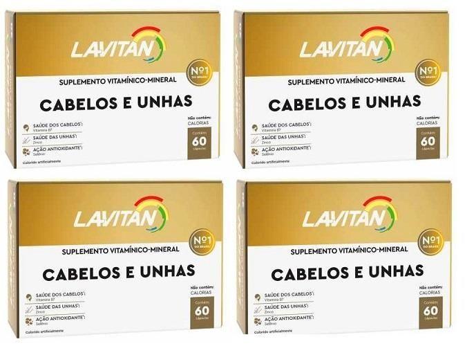 Imagem de Lavitan Hair Cabelos e Unhas 4x60 Caps