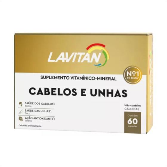 Imagem de Lavitan Hair Cabelos E Unhas 60 Cápsulas