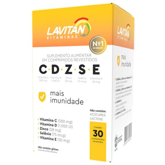 Imagem de Lavitan Imunidade CDZSE 30 Cp - CIMED