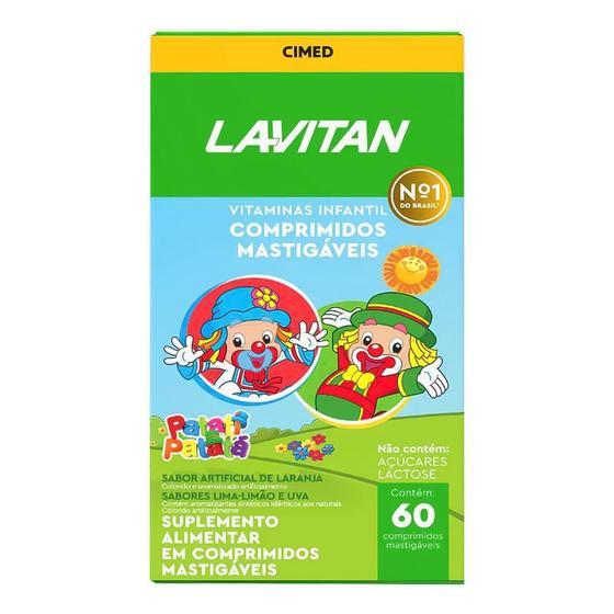 Imagem de Lavitan infantil com 60 comprimidos