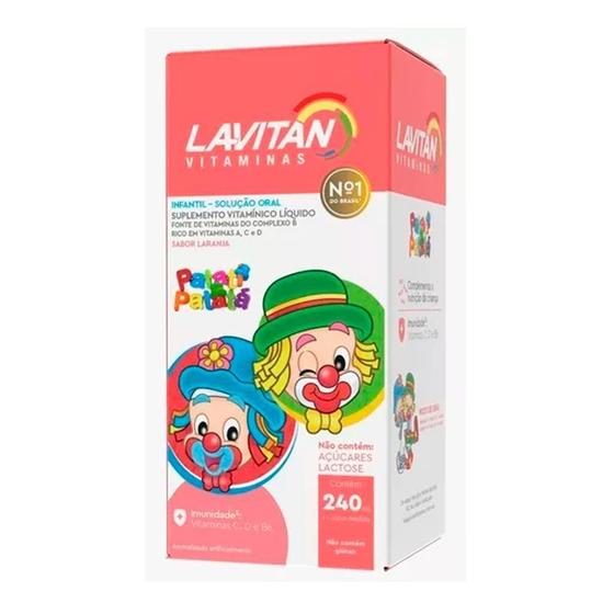 Imagem de Lavitan Infantil Laranja solução 240ml