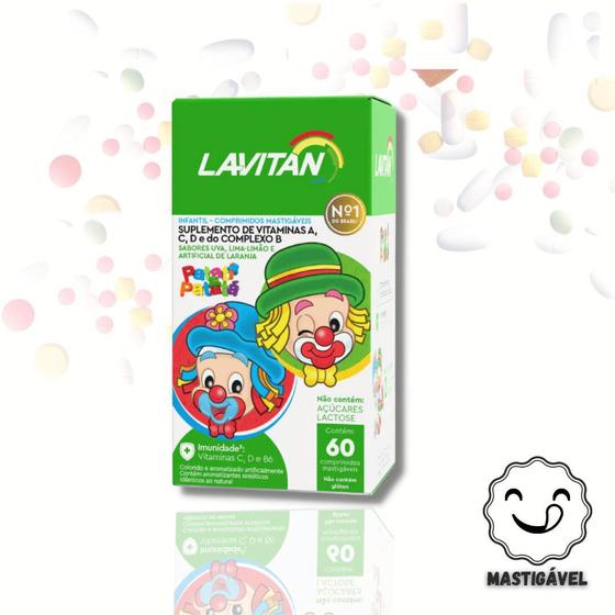 Imagem de Lavitan Infantil Mastigável Patati Patatá Vitaminas crianças