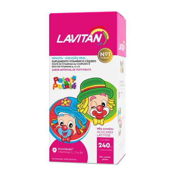 Imagem de Lavitan Infantil Patati Patatá Solução Oral 240ml Tutti Frutti