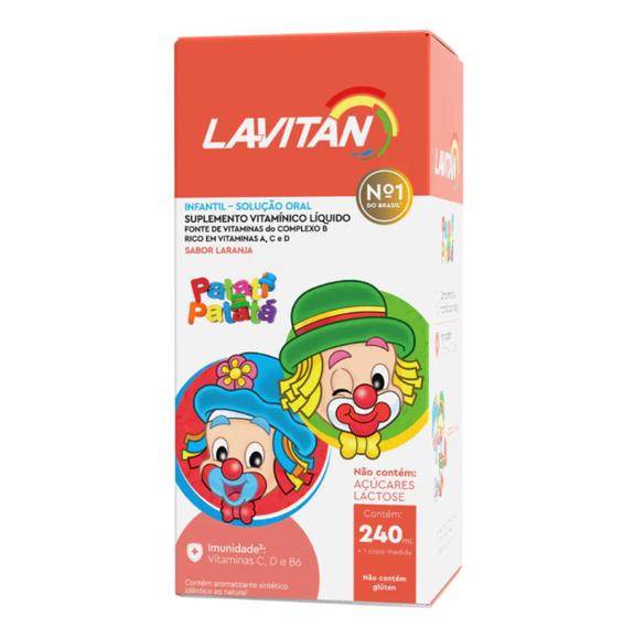 Imagem de Lavitan Infantil Solução Oral 240ml Sabor Laranja - Cimed