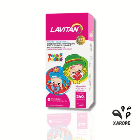 Imagem de Lavitan Infantil Xarope de Tutifrut Vitaminas crianças saude