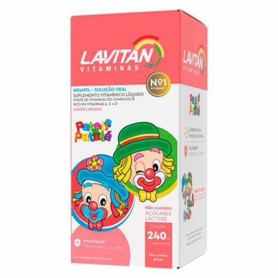 Imagem de Lavitan kids polivitamínico 240ml (sabor laranja)