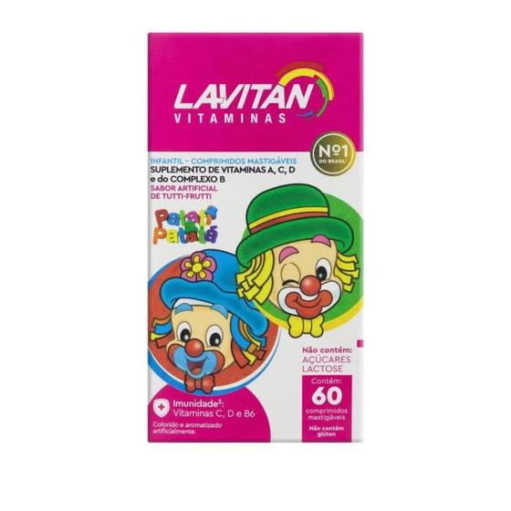 Imagem de Lavitan Kids Suplemento Vitamínico 60Cpr - Cimed