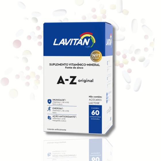 Imagem de Lavitan ORIGINAL A -Z Vitaminas 60 capsulas Homem e Mulher