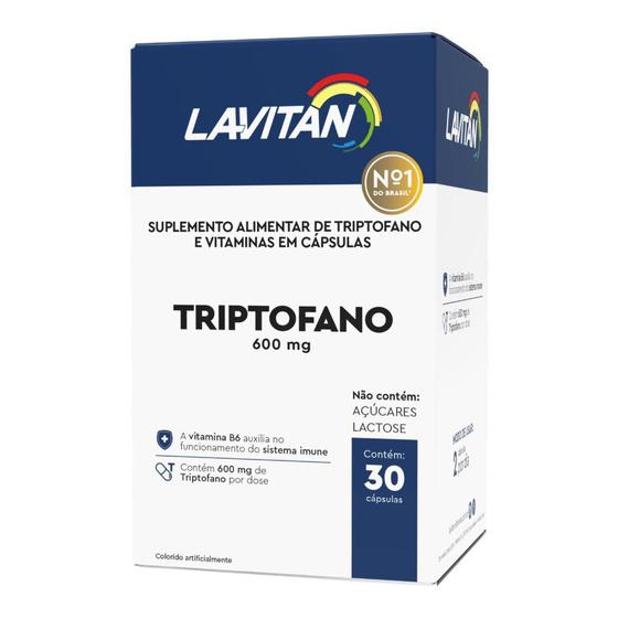 Imagem de Lavitan Triptofano Bem Estar com 30 comprimidos