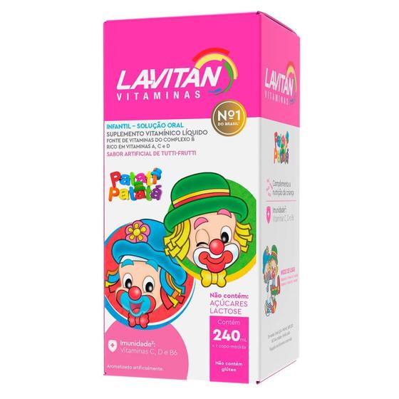 Imagem de Lavitan Vitamina Infantil Comp Mast Fr 60 Tuti Fruti