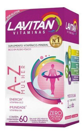 Imagem de Lavitan Vitaminas 60 Doses/comprimidos A-z Completo Mulher
