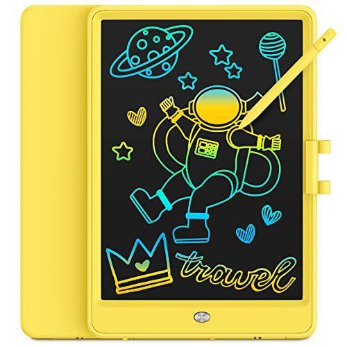 Imagem de LCD Writing Tablet para crianças 10 polegadas tela colorida, crianças brinquedos educacionais para 3 4 5 6 anos de idade meninos e meninas, reutilizável e portátil desenho tablet brinquedos de Natal presentes para crianças
