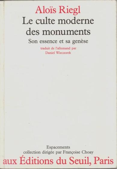 Imagem de Le Culte Moderne Des Monuments - Seuil