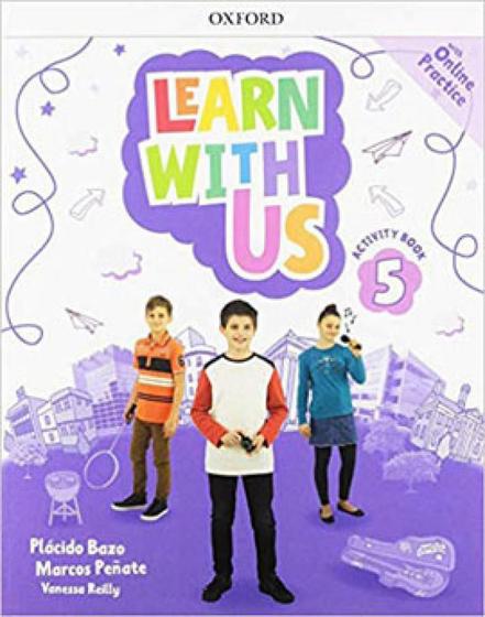 Imagem de Learn with us 5 - activity book with online practice