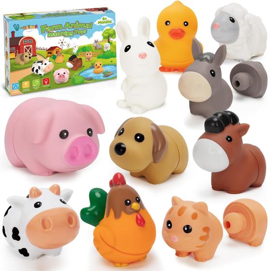 Imagem de Learning Farm Animal Toys V-Opitos para crianças de 1 a 3 anos