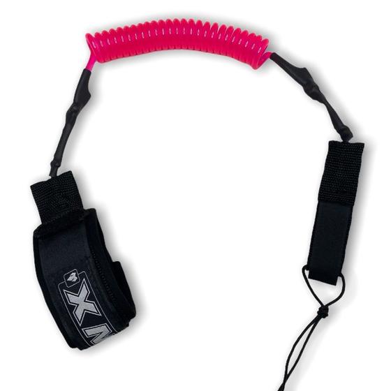 Imagem de Leash Banana Wax Bodyboard Juvenil 6mm - Rosa Transparente