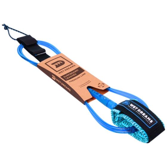 Imagem de Leash Wet Dreams Comp Cord 6'6 x 6mm Premium Azul