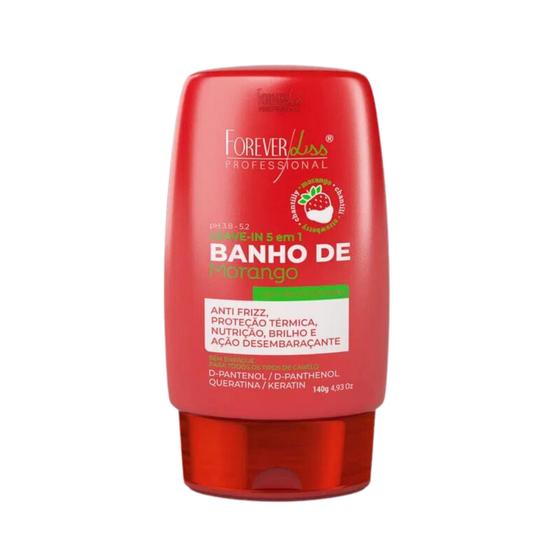 Imagem de Leave-in Banho de Verniz Morango Forever Liss 140g