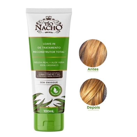 Imagem de Leave-In de Tratamento Reconstrutor Total 100ml Tio Nacho