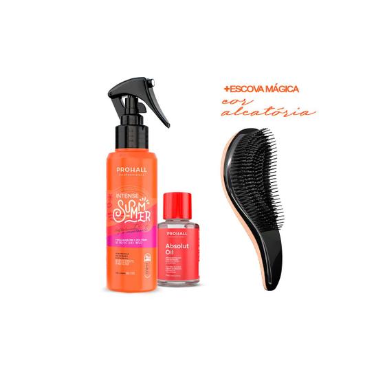 Imagem de Leave In Intense Summer Prohall + Óleo de Argan 7ml + Escova