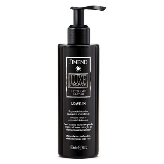 Imagem de Leave-in Reconstrução Intensa Amend Luxe Creations 180ml - Reparação Noturna Cabelos Secos