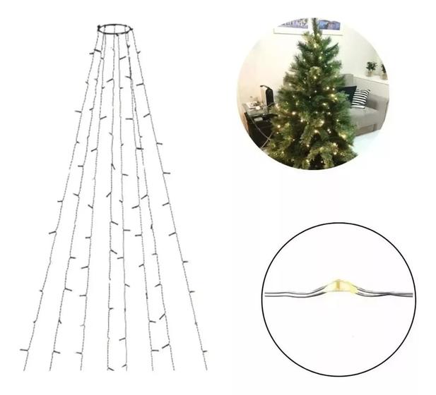 Imagem de Led Arvore De Natal Pisca /arame/decoração/cordão