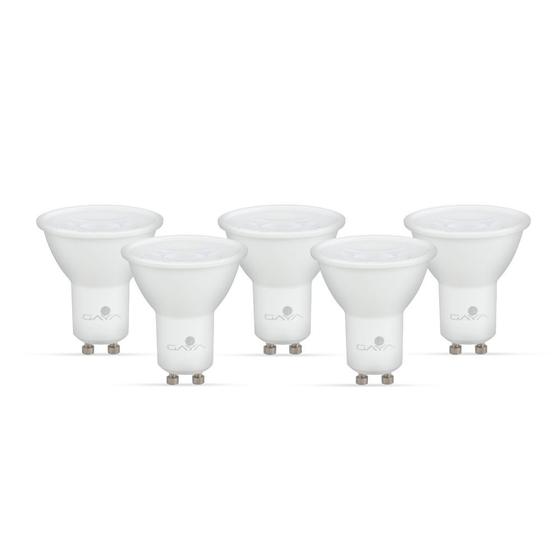 LED Dicróica MR16 Dimerizável 2700K 6W - Kit c/ 5 unidades Menor preço em LED Dicróica MR16 Dimerizável 2700K 6W - Kit c/ 5 unidades