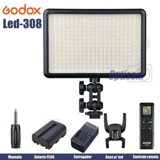 Imagem de Led Godox 308 - Completo