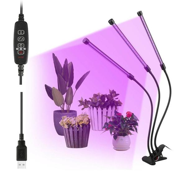 Imagem de LED Grow Light Hydroponic Plant Head Bloom Lâmpada de Flor Cheia 