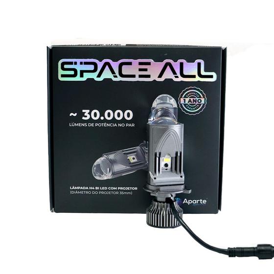 Imagem de Led H4 Projetor Space All 30.000 Lúmens par Potencia Real