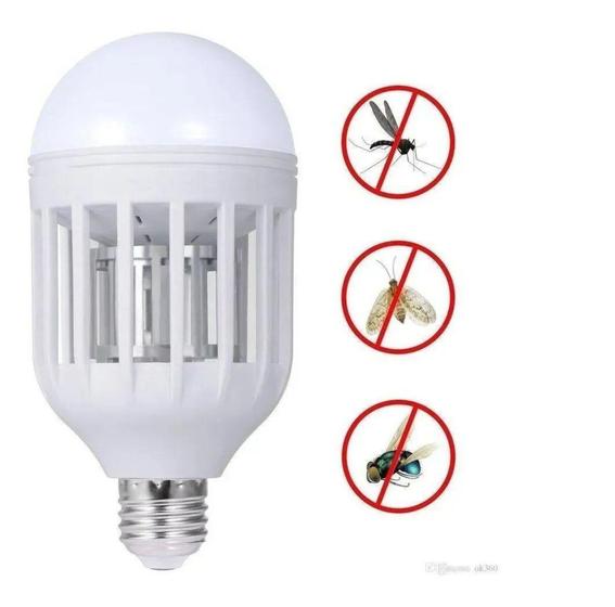 Imagem de Led Lampada Repelente Anti Zika, Pernilongo, Mosquitos - Akustic