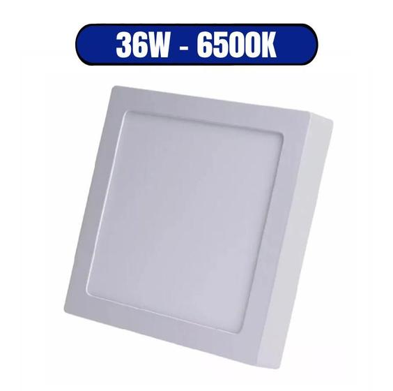 Imagem de Led Painel Sobrepor Quadrado 36W 6500K